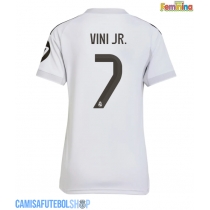 Camisa de time de futebol Real Madrid Vinicius Junior #7 Replicas 1º Equipamento Feminina 2025-26 Manga Curta